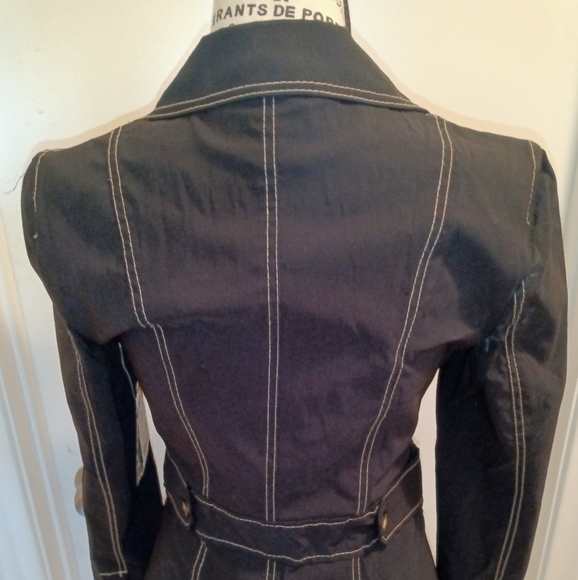 Bisou Bisou Black Jacket Size 2 - Picture 2 of 4